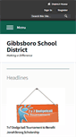 Mobile Screenshot of gibbsboroschool.org